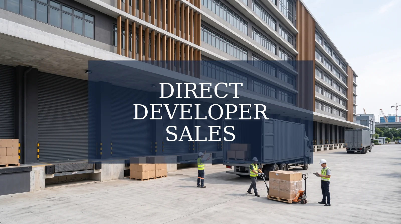 Direct developer sales for Sengkang Connection — loading bays at a B2 industrial development